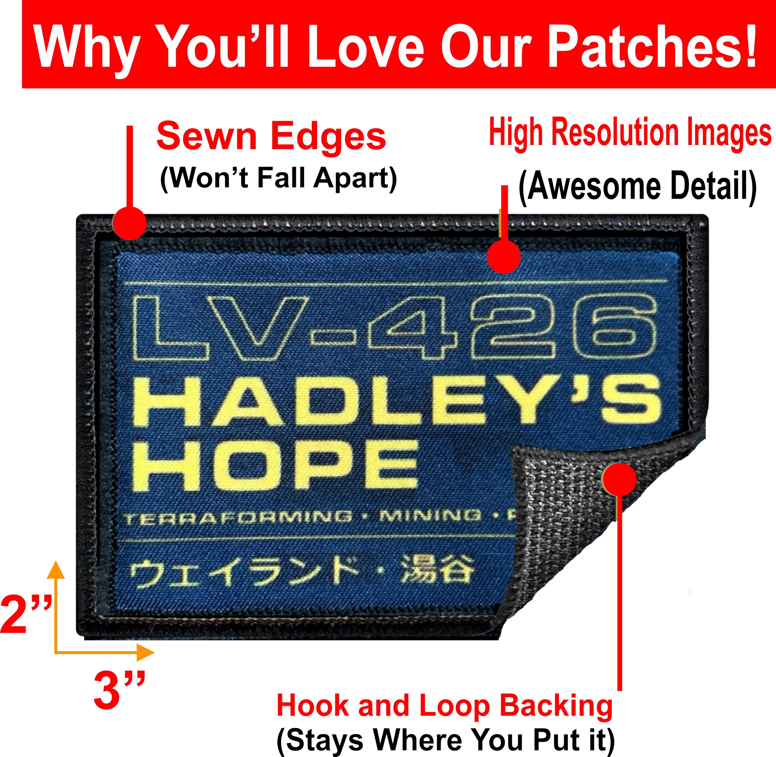Amazon.com: LV-426 Hadley's Hope Weyland Yutani Patch | Alien